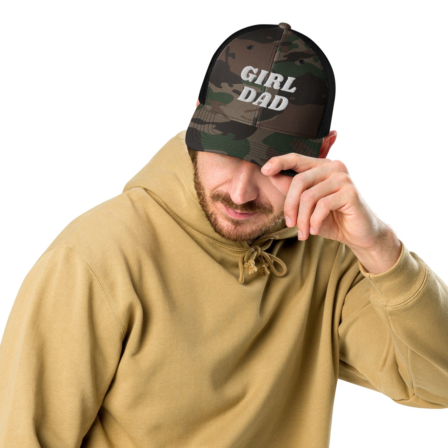 Girl Dad Camouflage Trucker Hat