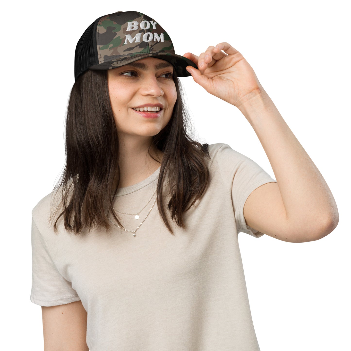 Boy Mom Trucker Hat