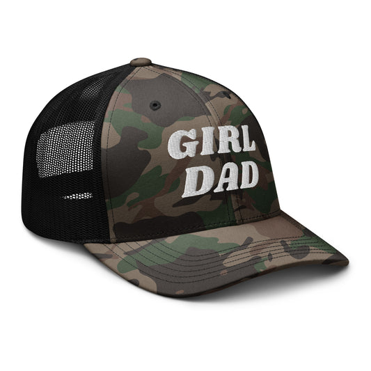 Girl Dad Camouflage Trucker Hat