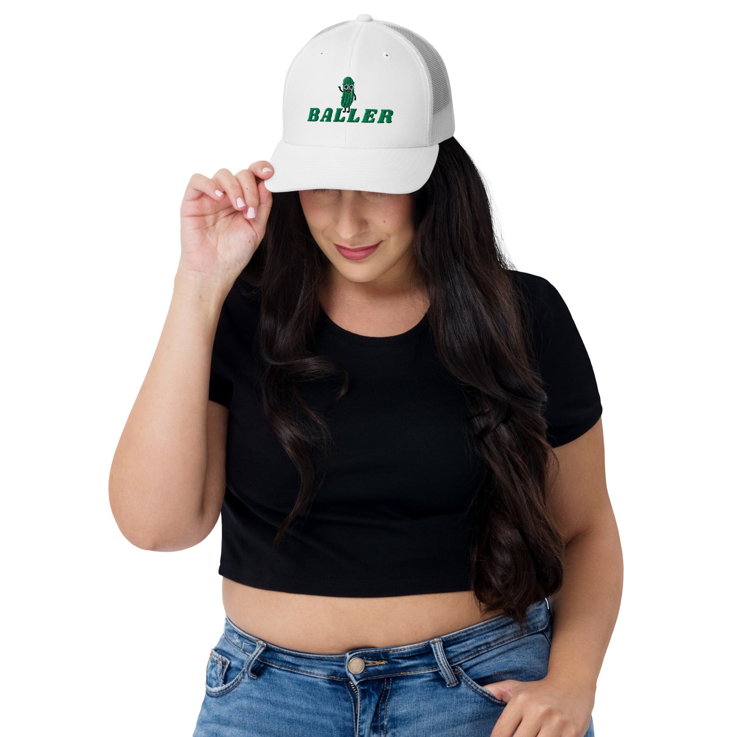 Funny Pickle Baller SnapBack